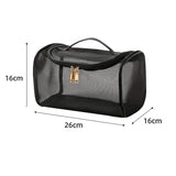 Yeknu  1 Piece Travel Organizer Cosmetic Bag Large Capacity Tote Bag for Travel and Home Storage
