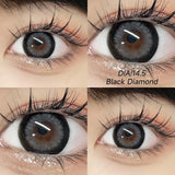 Yeknu  2pcs Cyberpunk Blue Contact Lenses for Eyes Fashion Color Pupils Beauty Eye Color lenses Natural Gray Lens Myopia Lenses