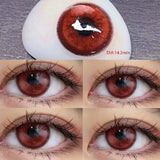 Yeknu  2pcs Natural Color Contact Lenses Green Contact Lens With Myopia Cosmetics Beauty Pupils Yearly Use New Fast shipping