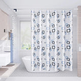 Yeknu  Transparent Waterproof Shower Curtain Bathroom Translucent Partition Curtain Easy Clean Wipe Mildew Proof Curtains with Hooks
