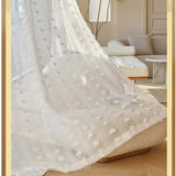 Yeknu  Curtains for Bedroom Living Dining Room French Luxury Retro Dream Butterfly Yarn White Tulle High End Balcony Windows Door