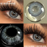 Yeknu  1Pair Blue Contact Lenses Green Eye Contacts Gray Beautiful Pupils Brown Lenses Yearly Cosmetic Colored Contact Lenses