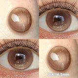 Yeknu   Pair Super Contact Lenses for Eyes Fashion Color Pupils Makeup Eye Lenses Green Contact Lenses Pink Brown Blue Lenses