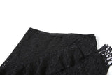 Yeknu  SylCue Mesh Patchwork Skirts Women Skinny Irregular Ruched Side Split Personality Niche Look Thinner Wild Street Style Bottoms