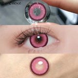 Yeknu  1 Pair Lenses Colored Contact Lenses With Degree Brown Contact Lenses Big Eye Lenses Natural Korean Lenses