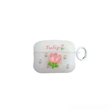 Yeknu  Cute and elegant tulip and sunflower flowers are suitable for headphone protective covers