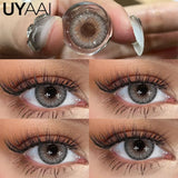 Yeknu  Color Contact Lenses Natural Contact Lens NEW Siri Series Makeup Colored Pupils Cosmetics Beauty Green Lenses Blue Pupils