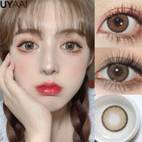 Yeknu  Color Contact Lenses with Diopters Korean Eye Contacts Lenses Colorcon Black Lenses High Quality Natural Optical Lenses