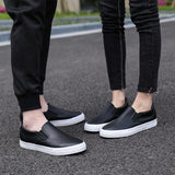 Yeknu  New Autumn White Shoes Fashion Non Slip Board Shoes Outdoor Skateboarding Loafers Comfortable Shoe Flat Male Sneakers Zapatos