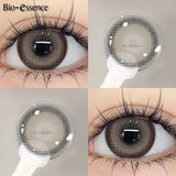 Yeknu  1 pair Korean Lenses Colored Contact Lenses with Degree Myopia Lenses Free Shipping High Quality Lens Fog Pearl lens