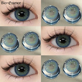 Yeknu  1 Pair Colored Contact Lenses for Eyes Natural Contact Lenses Fashion Lenses Blue Eye Lenses Green Lenses