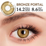 Yeknu  2Pcs/Pair Natural Color Contact Lenses For Eyes New Flare Colorcon Lenses Beauty Eye Color Contacts Natual Look Cosmetic