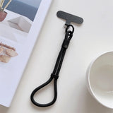 Yeknu  Adjustable Lanyard Hanging Rope Hand Wrist Strap for Mobile Cell Phone Universal Short Keychain Colorful Security Wristband