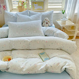 Yeknu Print Quilt Cover Girls Room Bedding Duvet Cover Skin-friendly Comforter Cover funda nordica (Pillowcase Need Order)