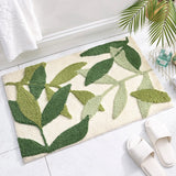 Yeknu  Non-Slip Batoom Mat hine Waable No edding Simple Decor Qui Dry Entrance Rug Square Home Use Floor Carpet