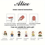 Yeknu  24pcs Christmas Short Almond Press on Nails French Gingerbread Cane Fake Nail for Women&Girl Removable Wearable False Nail Art