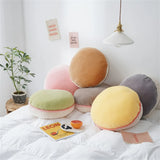 Yeknu Macaron Cushion  Futon Tatami Floor Mat Sofa Creative Throw Pillow for Couch Home Decorative Soft Plush Office Chair Pillow Gift