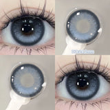 Yeknu  2pcs/pair Beauty Purple Contact Lenses for Eyes Myopia Colored Contact Lenses Natural Blue Lens Fashion Cosplay Pupils