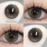 Yeknu  Glaze Series Contact Lenses for Eyes Color Beauty Pupils Natural Eye Lenses for Myopia 2pcs Brown Green Blue Makeup Lens