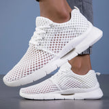 Yeknu  New summer fly-woven mesh 46 large size 48 men's couple sports spring and autumn light breathable shoes