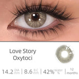 Yeknu  Love Story series Multiple colors Natural soft Contact lenses Blue Lenses Green Pupils Lens Yearly Cosmetic