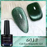 Yeknu  Transparent Cat Eye Gel Nail Polish 10ml UV Nail Art Semi Permanent Lakiery Hybrydowe Magnet SPAR Lacquer Gel Vernis Soak