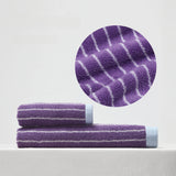 Yeknu  Color Matching Pure Cotton Towels Yarn-dyed Face Soft Towel Class Long-staple  Absorbent Bath Towel  Kids Towel