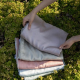 Yeknu High-end 100% Lyocell Fiber Summer Cooling Blanket Pure Natural Plant Shawl Blankets Soft Breathable Skin-friendly Nap Blanket