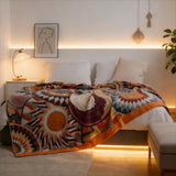 Yeknu  Gauze Blanket Lightweight Soft Breathable Summer Cooling AC Cover Nap Home Use