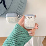Yeknu  Ins Summer Fresh Blue Flowers Suitable for Apple AirPods Pro 1 and 2 Earphone Case Protective Cover