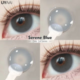 Yeknu  Fashion1 Pair  Color Contact Lenses High Quality Lenses Blue Myopia Lenses Makeup Gradient Lenses