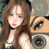 Yeknu  NEW Cosplay Colored Contact Lenses for Eyes Anime Purple Lenses Cosmetic Blue Eye Contacts Brown Natural Fashion Lenses