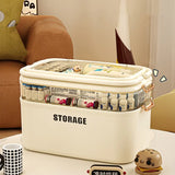 Yeknu  Large Capacity Family Medicine Organizer Storage Box Multifunctional First Aid Kit Pill Container Emergency Pharmacy Box