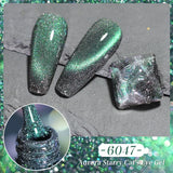 Yeknu  Transparent Cat Eye Gel Nail Polish 10ml UV Nail Art Semi Permanent Lakiery Hybrydowe Magnet SPAR Lacquer Gel Vernis Soak