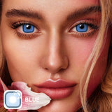 Yeknu  Cosplay Contact Lenses Cosmetic Colored Pupils Hallowen Contacts Beauty Women Makeup Blue Lens Eye Contact Cosplay Pupils