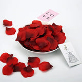 Yeknu  Red Artificial Silk Rose Petals For Romantic Nights Weddings Proposals Anniversary Valentine's Day Event Party Floral Decoration