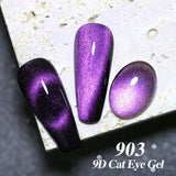 Yeknu  Transparent Cat Eye Gel Nail Polish 10ml UV Nail Art Semi Permanent Lakiery Hybrydowe Magnet SPAR Lacquer Gel Vernis Soak