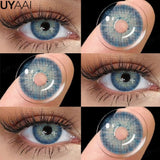Yeknu  Contact Lenses NEW Color Contact Beauty Eye Color Lenses Colorcon Water Light Brown Eye Lenses Gray Natural Contact Lenses