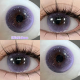 Yeknu  Daily Disposable 10PCS Colored Contact Lenses for Eyes Myopia Lens Beauty Pupils Eye Lenses Fashion Blue Purple Lenses
