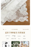Yeknu 2025 new lace tablecloth modern simple hollow jacquard table cover atmosphere dessert table coffee table