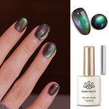 Yeknu  15ml Aurora Glitter Gel Nail Polish Iridescent Pearl Shimmer Effect Soak Off UV LED Manicure Varnishes