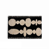 Yeknu  Tufting Geometric Bathroom Mat Soft Tufted Carpet Rug Bathmat Floor Pad Bedroom Tidy Doormat Aesthetic Home Room Decor