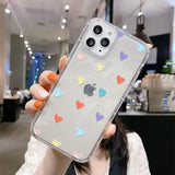 Yeknu  Black White Grid Case For iPhone 11 Case iPhone 11 12 13 14 Pro Max X XS XR 6 6S 7 8 Plus SE 2020 2022 Clear Soft TPU Back Cover