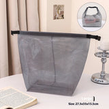 Yeknu  Waterproof Storage Bag, Fitness Clothing, Swimming Bathroom, Large Capacity Drawstring, Men's And Women's Outdoor Toiletries Bag
