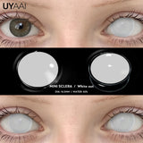 Yeknu  Cosplay Lenses Makeup Colored Pupil White Lenses Hallowen Contact Lenses Cosmetics Eye Contacts Black Lens Women Cosplay