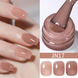 Yeknu  10ml Reinforcement Gel Nail Polish Self-leveling Gel Construction Gel Thick Base Gel Hard Painting Gel Varnishes