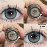 Yeknu  Color Contact Lenses for Eyes Korean Lens Natural Lenses Brown Lenses Blue Eye Contact Brown Big Eyes  Color Lens Eye
