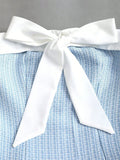 Yeknu  Sweetra Women's Cute Off-Shoulder Bow-Tie A-Line Mini Dress, Sweet & Pure, Suitable For Birthday Party, Royal Blue