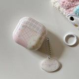Yeknu  Niche lattice stars are suitable for Apple earphone case airpods4 wireless bluetooth earphone case.