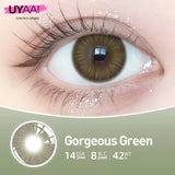 Yeknu  1Pair Fashion Big Lenses Colored Contact Lenses for Eyes Beauty Blue Eyes Lenses Natural Green Brown Grey Lens